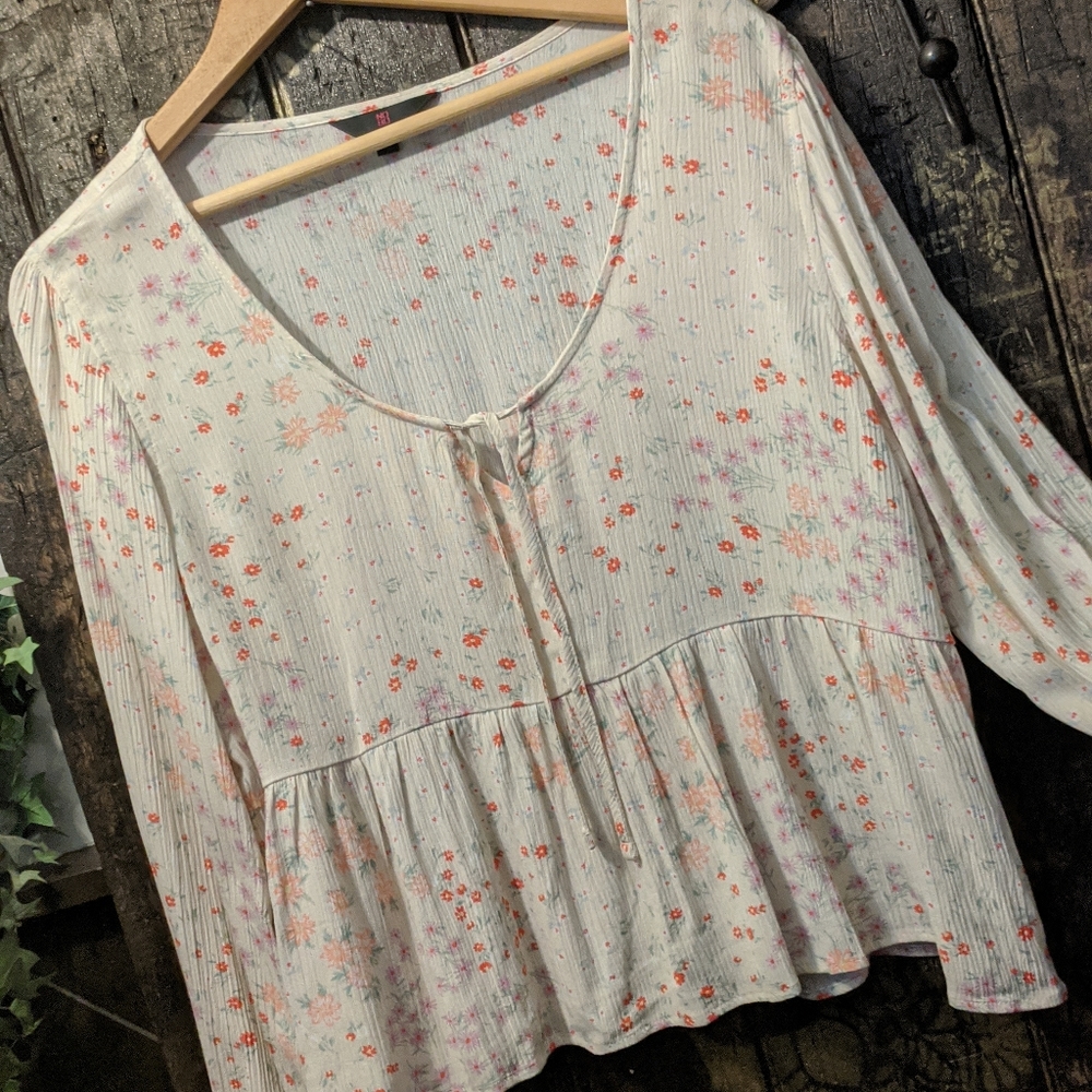 Whimsy boho blouse Lg